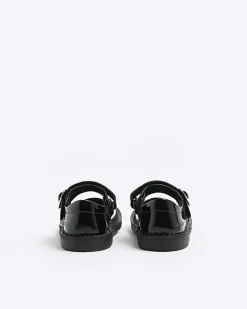River Island Mini girls Kickers leather buckle shoes< Shoes & Boots