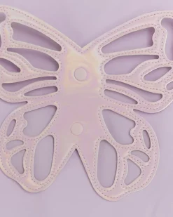 River Island Mini Girls Lilac Butterfly Frill Swimsuit< 3 - 5 Yrs