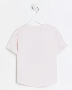 River Island Mini girls bear graphic t-shirt< 3 - 5 Yrs