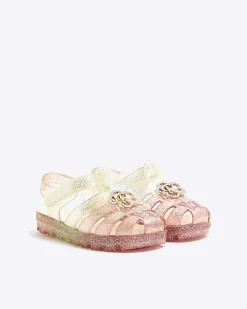 River Island Mini Girls Flower Jelly Sandals< Shoes & Boots