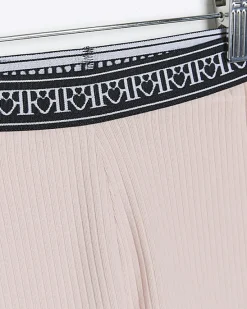 River Island Mini girls RI rib leggings< 3 - 5 Yrs