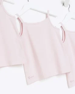 River Island Mini girls vests 3 pack< Tights & Socks