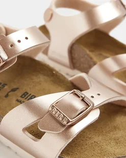 River Island Mini girls Rose Gold Birkenstock sandals< Shoes & Boots
