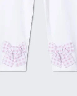 River Island Mini girls bow hem leggings< 3 - 5 Yrs