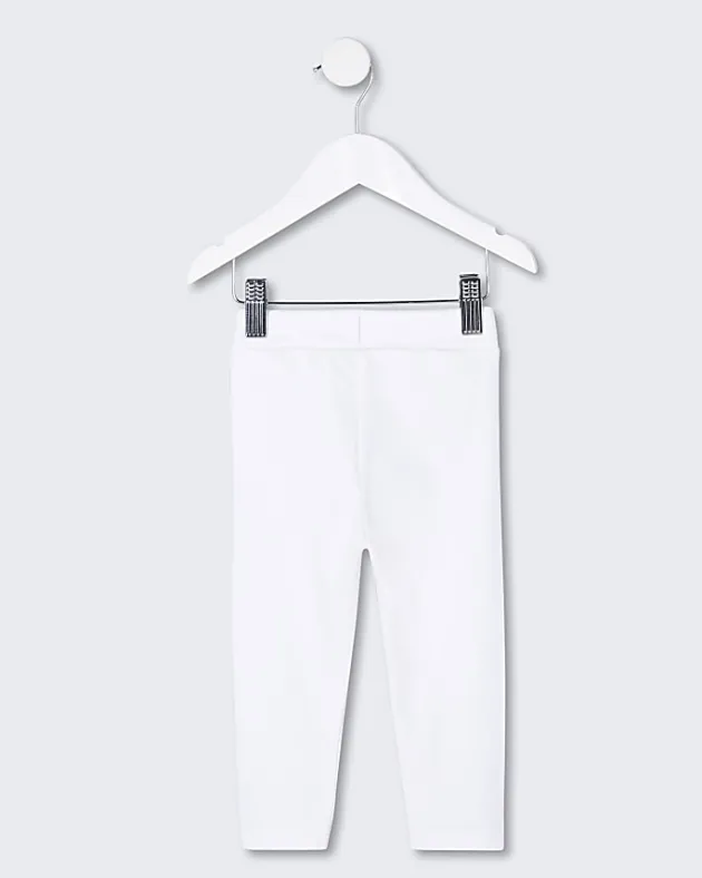 River Island Mini girls bow hem leggings< 3 - 5 Yrs