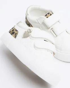 River Island Mini girls leopard print trainers< Shoes & Boots
