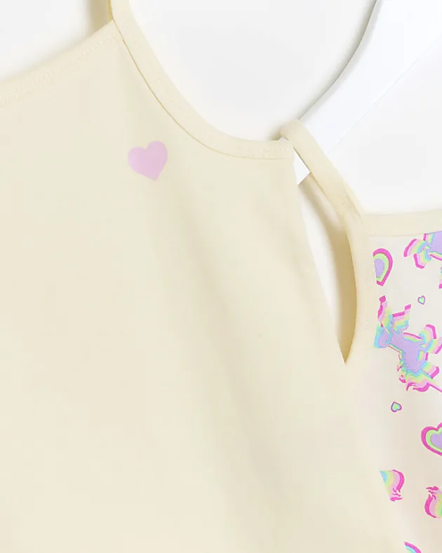 River Island Mini girls unicorn vest 3 pack< Tights & Socks