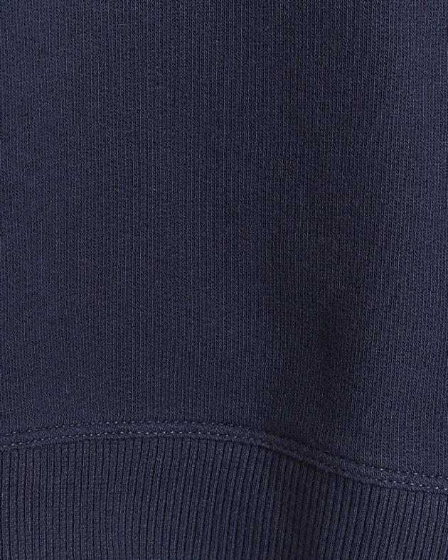 River Island Navy crop plain sweatshirt< Loungewear