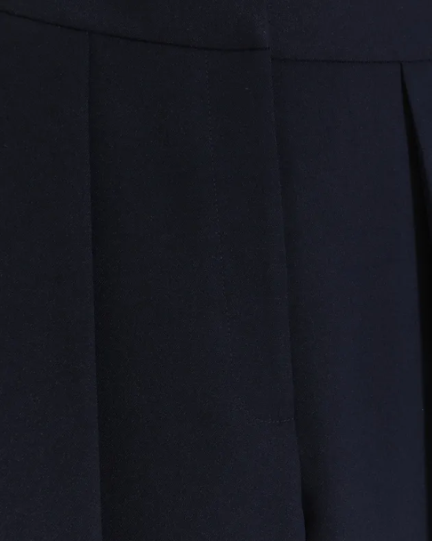 River Island Navy high waisted wide leg trousers< Trousers