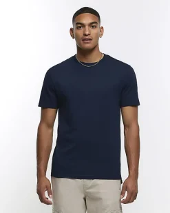 River Island multipack of 5 slim fit t-shirts< Essentials
