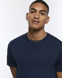 River Island multipack of 5 slim fit t-shirts< Essentials