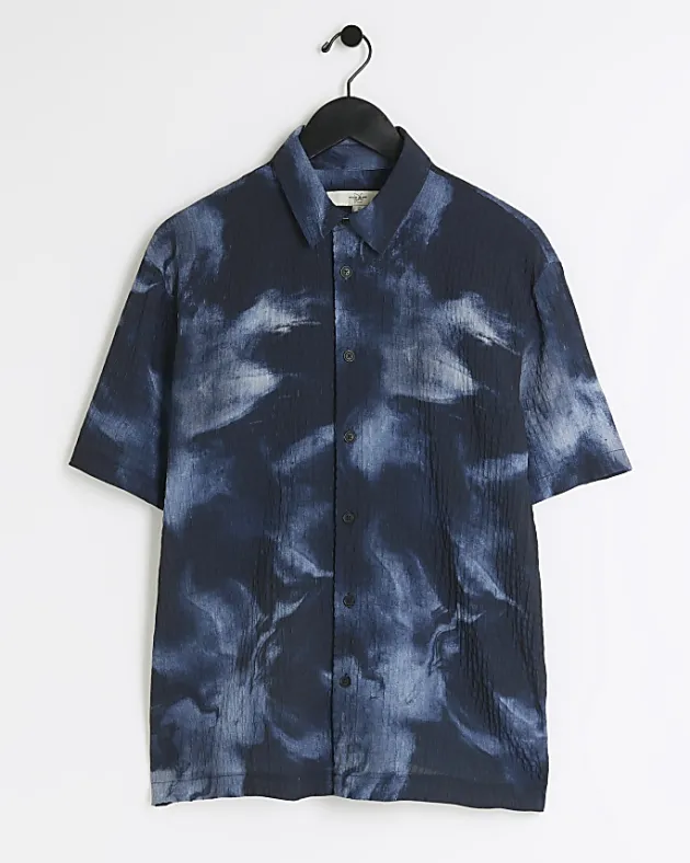 River Island regular fit abstract shirt< Shirts