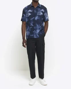River Island regular fit abstract shirt< Shirts