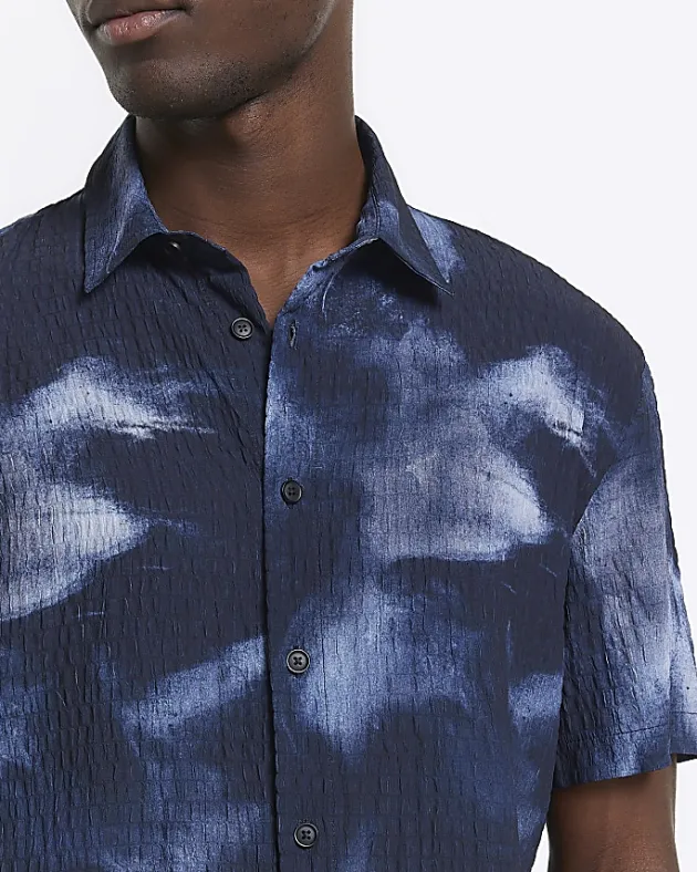 River Island regular fit abstract shirt< Shirts