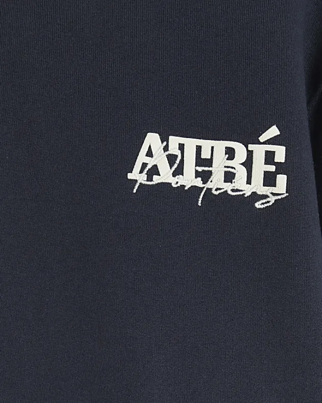 River Island regular fit embossed graphic hoodie< Tracksuits