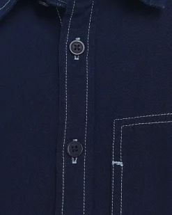 River Island regular fit stitch detail shirt< Shirts