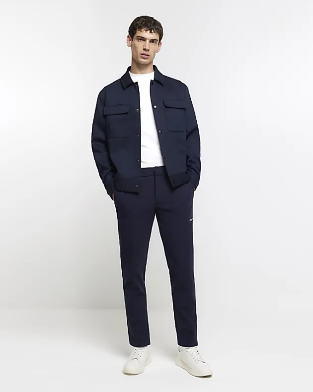 River Island regular fit twill overshirt< Shirts