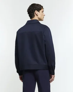 River Island regular fit twill overshirt< Shirts