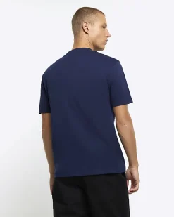 River Island RI studio slim fit t-shirt< Essentials