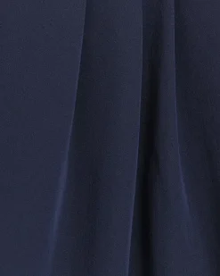 River Island Navy side stripe wide leg trousers< Trousers