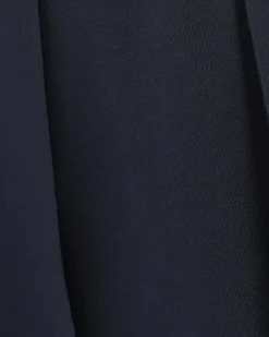 River Island Navy side stripe wide leg joggers< Trousers