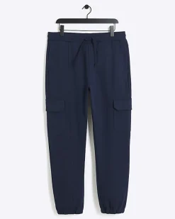 River Island slim fit smart cargo joggers< Tracksuits