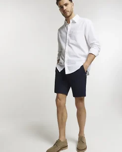 River Island Slim Fit Waffle Shorts< Shorts