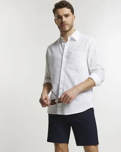 River Island Slim Fit Waffle Shorts< Shorts