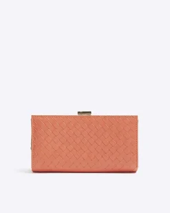 River Island Orange embossed weave purse< Bags, Purses & Luggage