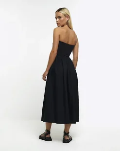 River Island Petite bandeau prom midi dress< Petite