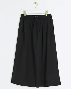 River Island Petite elasticated waist maxi skirt< Petite