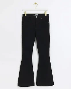 River Island Petite high waisted flare jeans< Petite