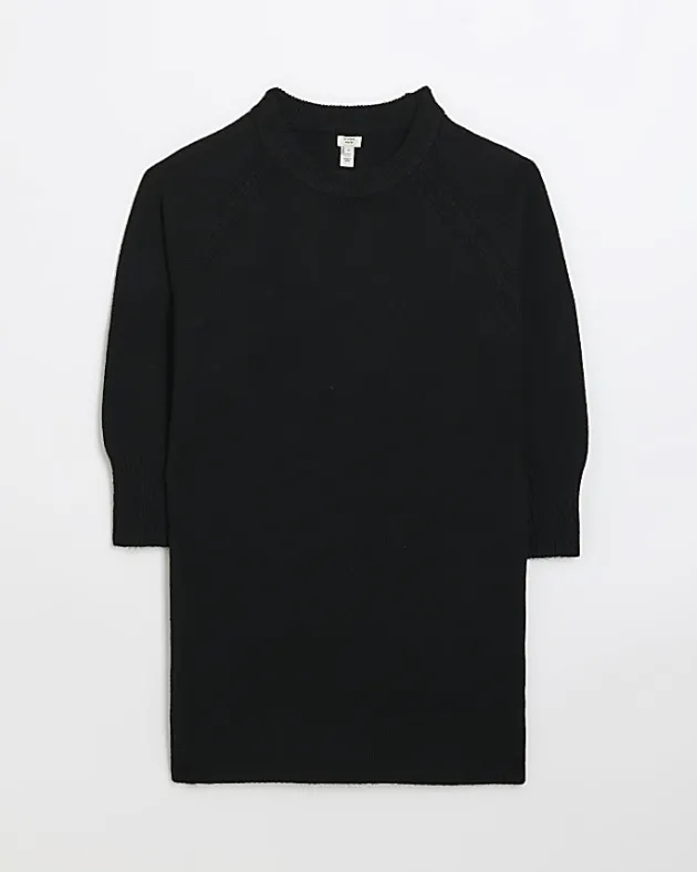 River Island Petite long sleeve jumper mini dress< Petite