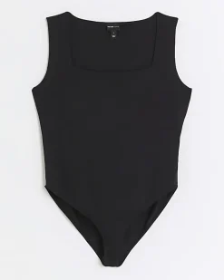 River Island Petite square neck bodysuit< Petite