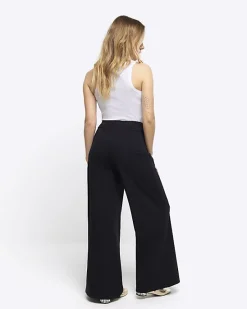 River Island Petite stitched wide leg trousers< Petite