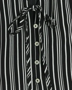River Island Petite stripe tie up waistcoat< Petite