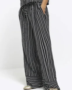 River Island Petite stripe wide leg trousers< Petite