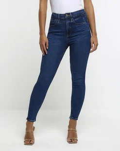 River Island Petite high waist skinny jeans< Petite