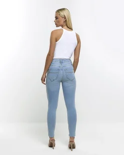 River Island Petite high waisted bum sculpt jeans< Petite