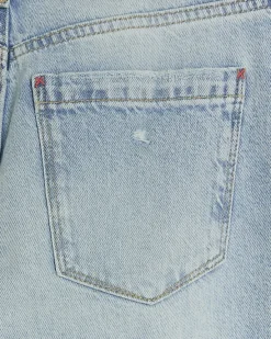 River Island Petite patch stove straight jeans< Petite
