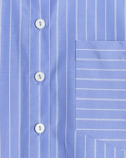 River Island Petite stripe crop shirt< Petite