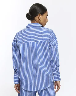River Island Petite stripe long sleeve shirt< Petite