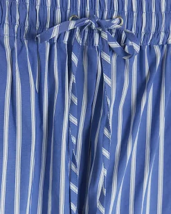 River Island Petite stripe poplin pull on trousers< Petite