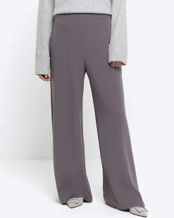 River Island Petite stitched wide leg trousers< Petite