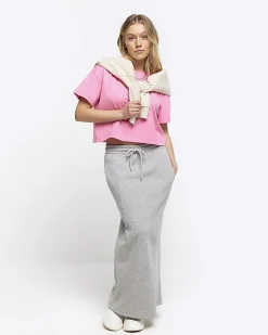 River Island Petite boxy t-shirt< Petite