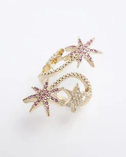 River Island Diamante Star Ring< Jewellery