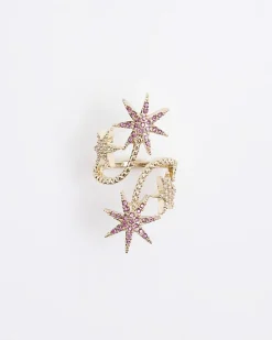 River Island Diamante Star Ring< Jewellery
