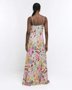 River Island floral slip maxi dress< Dresses