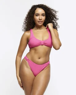 River Island low rise knot bikini bottoms< Swimwear & Beachwear