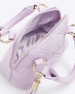 River Island quilted heart mini tote bag< Bags & Purses